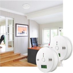 Co Melder Alarm Kohlenmonoxid Gasmelder Rauchmelder Gaswarner lcd Anzeige Kohlenmonoxidmelder