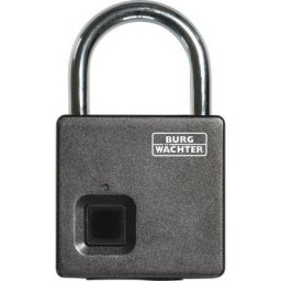 Burg Wächter Scan & Lock 610/53 SB Vorhängeschloss 53 mm Fingerabdruckschloss