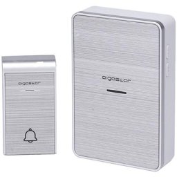 Drahtlose batteriebetriebene digitale drahtlose türklingel IP44 haus büro tür 150M Aigostar silber