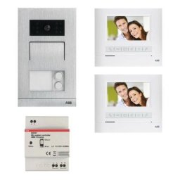 Zweifamilienhaus Video Türsprechanlage Freisprecheinrichtung 43 System basic WLK313B - ABB