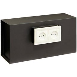 Socket 23000W-S1 Steckdosentresor, getarnter Safe, versteckter Tresor, Wandtresor, 20x40x13 cm, 9