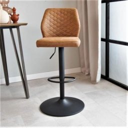 Dimehouse - Grizzly Barhocker Industrial Cognac - Braun, Cognac