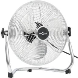 Vidaxl - Bodenventilator 3 Geschwindigkeitsstufen 40 cm 40 w Silber
