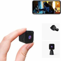 WLAN-Spionagekamera, versteckte Kamera 4K hd MINI-Spionagekamera für die Sicherheit zu Hause,