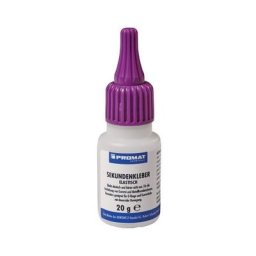 Chemicals Sekundenkleber elastisch 20 g farblos - Promat