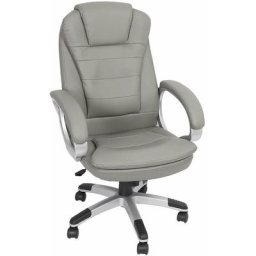 Chefsessel Bürostuhl 120 kg Drehstuhl Schreibtischstuhl Computerstuhl Office Grau