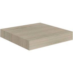 Schwebendes Wandregal Eichefarben 23x23,5x3,8 cm mdf Vidaxl Braun