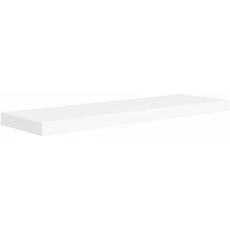 Schwebendes Wandregal Weiß 80x23,5x3,8 cm mdf Vidaxl Weiß