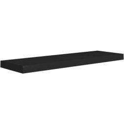 Schweberegal Schwarz 80x23,5x3,8 cm mdf Vidaxl Schwarz