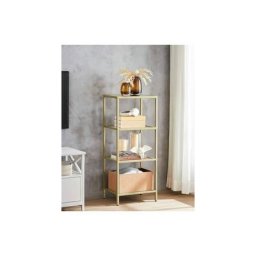 Vasagle Badezimmerregal, Küchenregal, Standregal, Flurregal, Wohnzimmerregal, Pflanzenregal mit 4