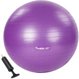Movit - Gymnastikball mit Handpumpe, 75 cm, Violett