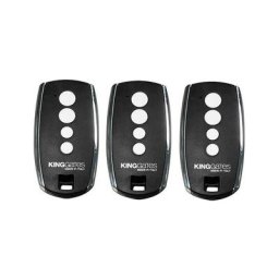 Set von 3 King Gates stylo -gates 4k black fernbedienungen - drehcode, 433,92 mhz - stylo 4k