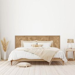 Kopfteil Bett Niza 100 cm, Holzimitation, mdf mit realistischem Druck, 100 cm (b) 0,5 cm (t) 60 cm