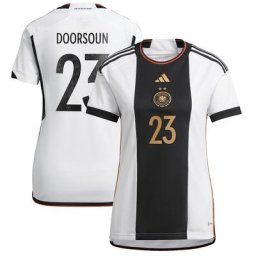Deutschland-Heimtrikot – 2 Sterne – Damen mit Aufdruck Doorsoun 23