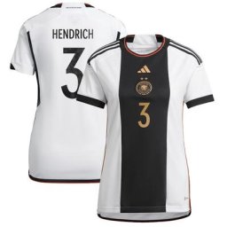 Deutschland-Heimtrikot – 2 Sterne – Damen mit Hendrich 3-Aufdruck