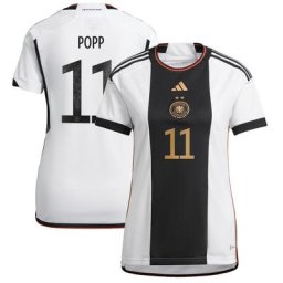 Deutschland-Heimtrikot – 2 Sterne – Damen mit Aufdruck Popp 11