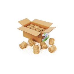 24x Dinkelspelzen-Brikett, Einstreu- und Beschäftigungsmaterial für Geflügel