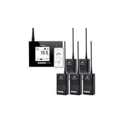 VOSS.farming Weidzaun-Überwachung per Smartphone - Set für 5 Zäune: FM 20 WiFi + 5x Sensor