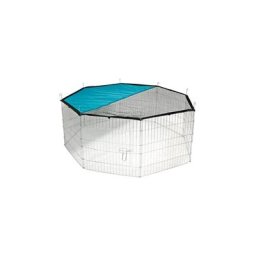 Freigehege Ø143cm, 8x 57x56cm, Kaninchen, Meerschweinchen, Hühner, Küken