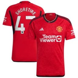 Manchester United Heimtrikot 2023-24 mit Aufdruck Shoretire 47