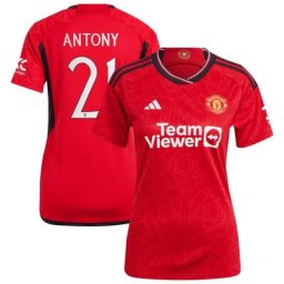 Manchester United Cup adidas Home Shirt 2023-24 - Womens with Antony 21 printing
