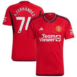 Manchester United Heimtrikot 2023-24 mit Aufdruck A.Fernández 74