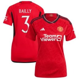 Manchester United Cup adidas Home Shirt 2023-24 - Womens with Bailly 3 printing