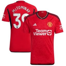 Manchester United Heimtrikot 2023-24 mit Aufdruck McTominay 39