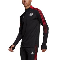 Manchester United Trainingsoberteil-Schwarz