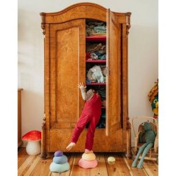 Stapelstein Spielzeug-Gartenset Inside rainbow pastel, (Set, 6-tlg), bis zu 50 kg belastbar