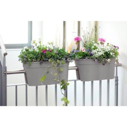 KHW Balkonkasten Flowerclip XL (Set, 2 St), BxTxH: 57x27x28 cm