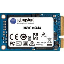 Kingston KC600 mSATA 256GB interne SSD (256 GB) 550 MB/S Lesegeschwindigkeit, 500 MB/S Schreibgeschwindigkeit