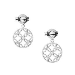 Fossil Paar Ohrstecker ROMANTIC CUT, JFS00524040, mit Zirkonia (synth)