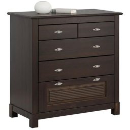 Home affaire Schubkastenkommode Rauna, aus massiver Kiefer mit 5 Schubladen, Breite 96 cm