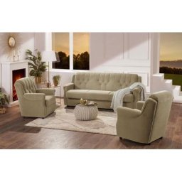 Max Winzer® Polstergarnitur Freiburg, (Set, 3-tlg)