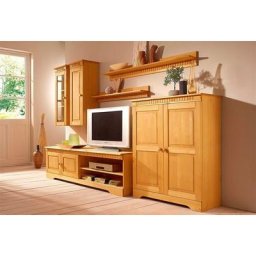 Home affaire Wohnwand, (Set, 4-St), Set aus: 2 Hängeschränken, Lowboard und Kommode
