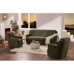 Max Winzer® Polstergarnitur Freiburg, (Set, 3-tlg)