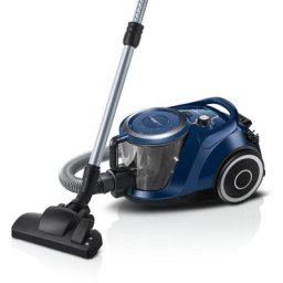 BOSCH Bodenstaubsauger BGC41X36, Serie 6, 600 W, blau, 700 W, beutellos, extra leise (69 dB), langes Kabel