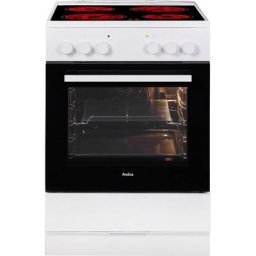 Amica Elektro-Standherd SHC 913 011 W, mit Teleskopauszug nachrüstbar, Steam Clean