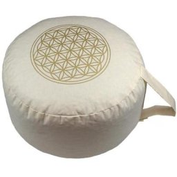 herbalind Yogakissen Blume des Lebens, Füllung 100% Bio-Dinkelspelz