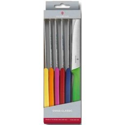 Victorinox Messer-Set SwissClassic (6-tlg), Edelstahl/Polypropylen