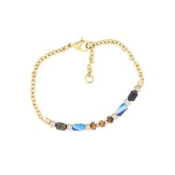 Firetti Armband, Made in Germany - mit Hämatine, Achat, Tigerauge