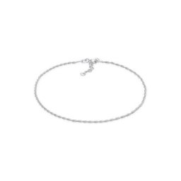 Elli Fußkette Kordelkette Gedreht Basic Zeitlos 925 Silber