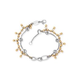 Engelsrufer Fußkette BOHO Infinity Bicolor, ERBS-INFINITY-ZI-BI