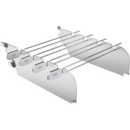 RÖSLE Grill-Windschutz VIDERO, 25398, für Primezone, hochwertige Halterung für Grillspieße, Edelstahl