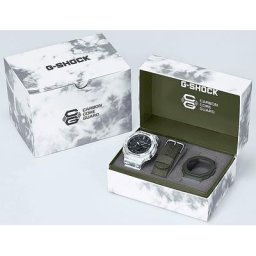 CASIO G-SHOCK Chronograph GAE-2100GC-7AER, (Set, 3-tlg., mit Wechselband und zusätzlichem Gehäuse)