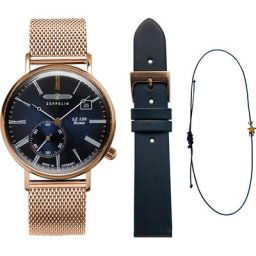 ZEPPELIN Quarzuhr Rome Lady, 7137M-3_SetO, (Set, 3-tlg., mit Wechselband und Armband)