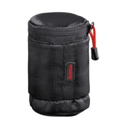 Hama Kameratasche Rexton Objektivköcher 8 x 6,5 cm, Schwarz, zur Aufbewahrung und Schutz eines Objektives