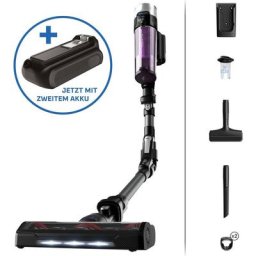 Rowenta Akku-Hand-und Stielstaubsauger RH203A X-Force Flex 9.60 Allergy, 2x Akku, 250 W, beutellos, kabellos, hohes Fassungsvermögen, Flex-Gelenk, lange Betriebsdauer