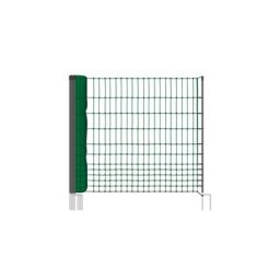 50m VOSS.farming BASIC Hühnerzaun, Geflügelnetz, 112cm, 2 Spitzen, grün, ohne Strom